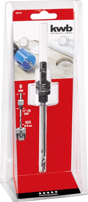 KWB 49499197 nosač za krune sa burgijom za centriranje, šestougaoni prihvat, 20-25 mm - slika 2