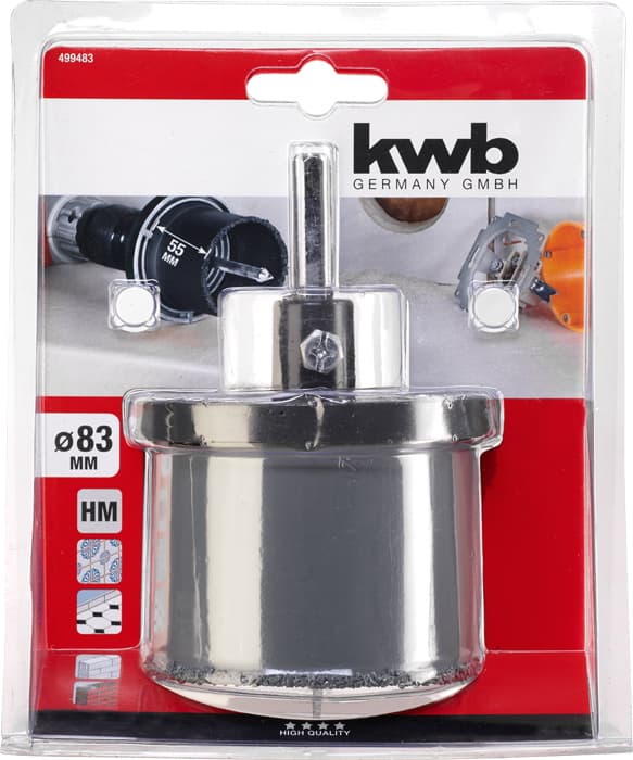 KWB 49499483 kruansta testera 83 mm, sa nosačem i burgijom za centriranje - slika 2