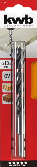 KWB 49511473 CrV burgija za drvo 13, dvostruka spirala - slika 2