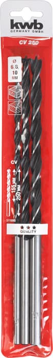 KWB 49511890 set burgija za drvo 250 mm, 6-8 mm, 3 dela - slika 2