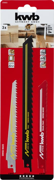 KWB 49576003 set listova za univerzalnu testeru, 3 dela - slika 2