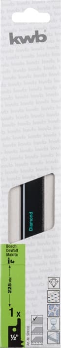 KWB 49578330 dijamantski list univerzalne testere za keramiku 225 mm, 2/1 - slika 3