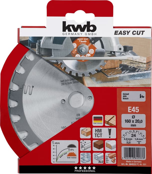 KWB 49584533 Rezni disk za cirkular 160 x 20 mm, 24Z - slika 2