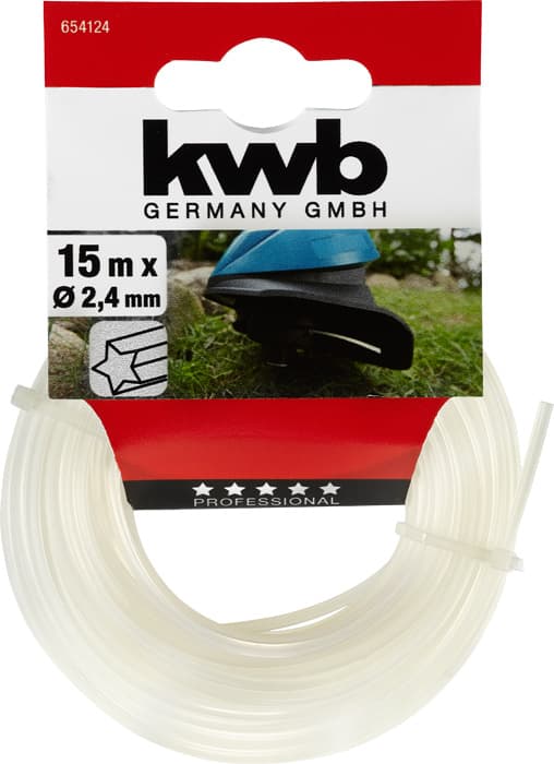 KWB 49654124 Struna za trimer 2.4x15m, beli - slika 2