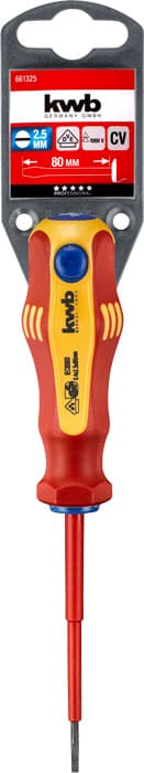 KWB 49661325 izolovani ravni odvijač SL, VDE, 2,5 x 80 mm - slika 2