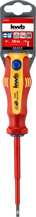 KWB 49661340 izolovani odvijač, VDE, 4,0 x 100 mm - slika 2