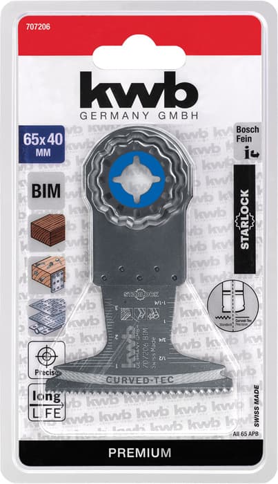 KWB 49707206 testera za uranjanje za multialat BI BIM 65 mm - slika 3