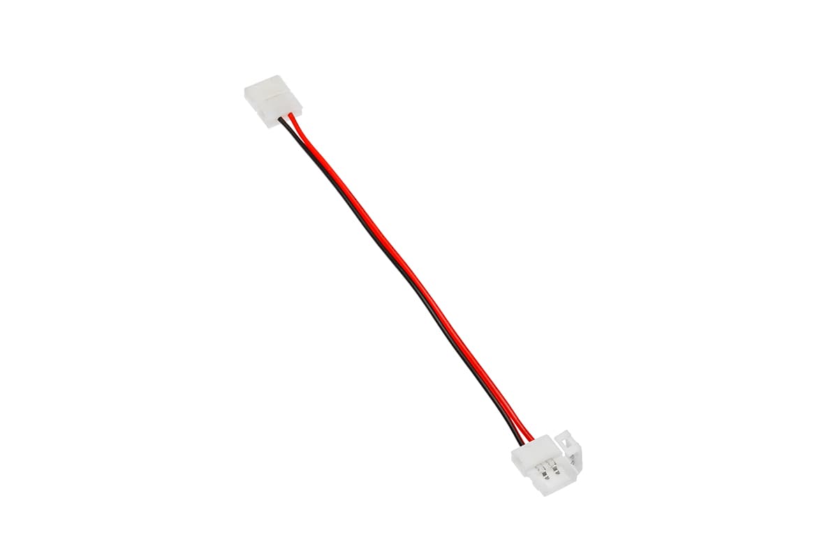 GTV Konektori XC11 za LED traku 8 mm s kablom 15 cm, LD-ZTK8MM-02N