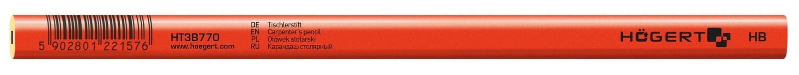 Hogert HT3B770 stolarska olovka, hb, 250mm - slika 3