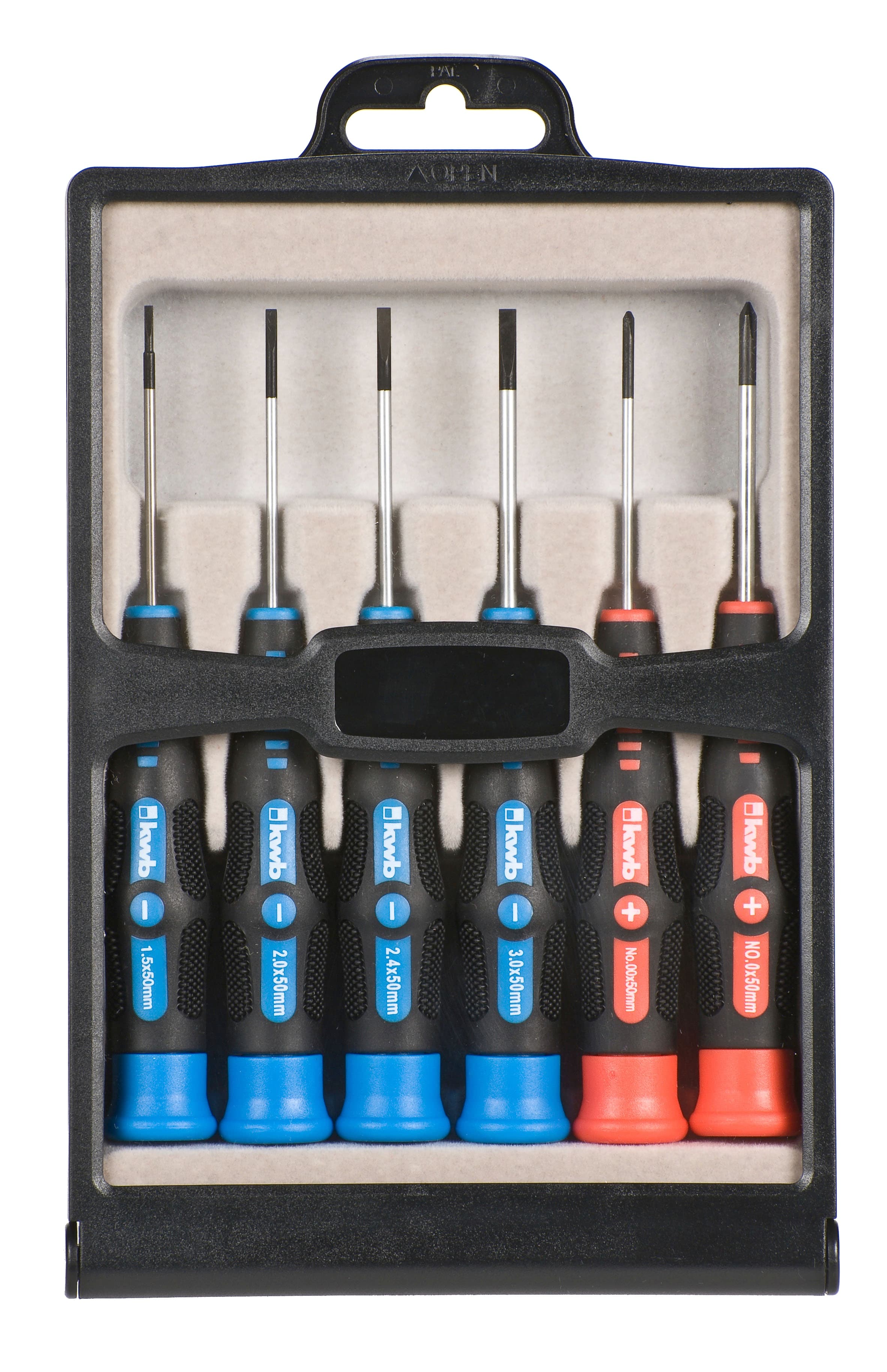 KWB 49146100 Profi set preciznih odvijača, 6/1 | CrV, FL+PH - slika 2