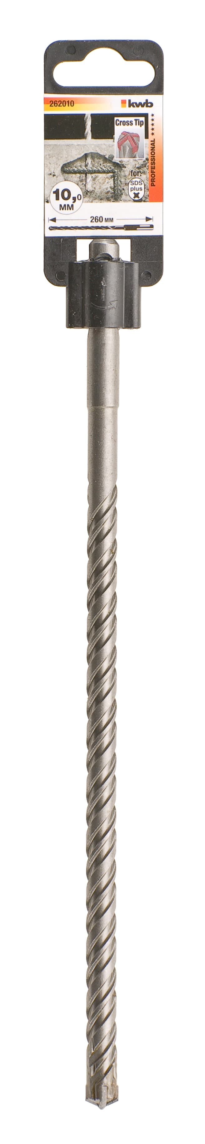 KWB 49262010 Crosstip HB44 SDS plus burgija 10, 260, za armirani beton - slika 2