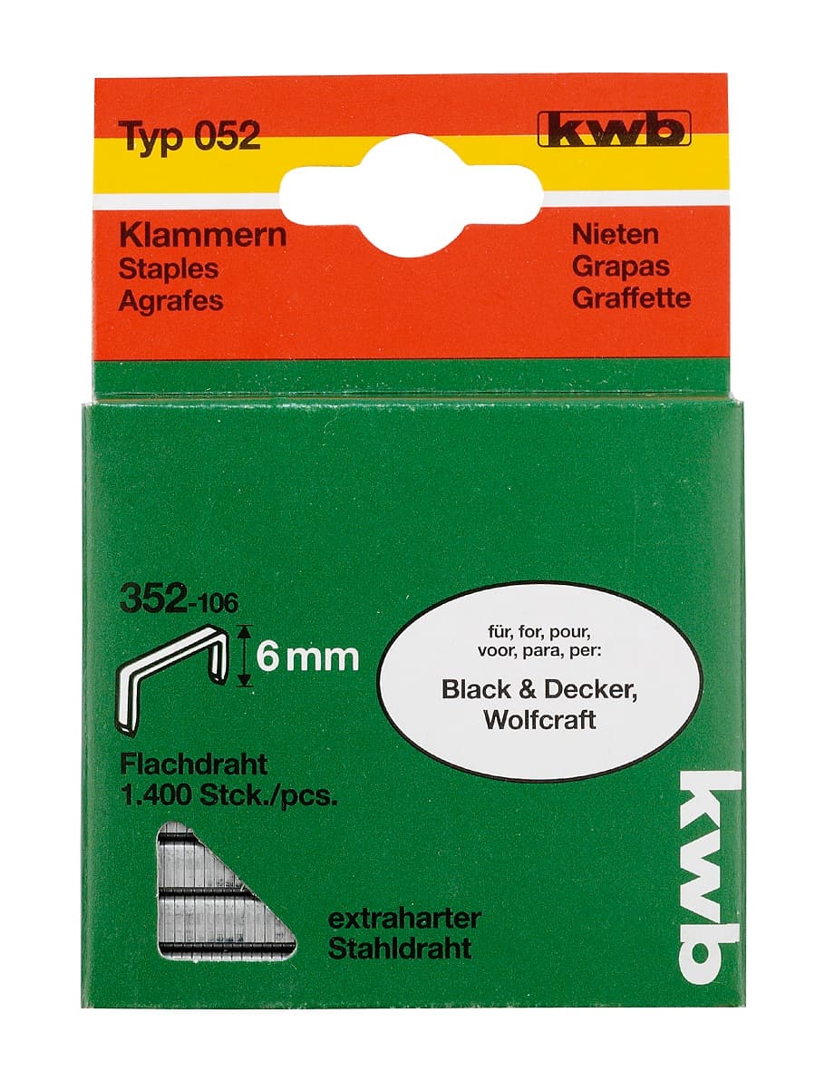 KWB 49352112 Municija za heftalicu 12/12.3 750/1, Tip052/352, STANDARD - slika 2