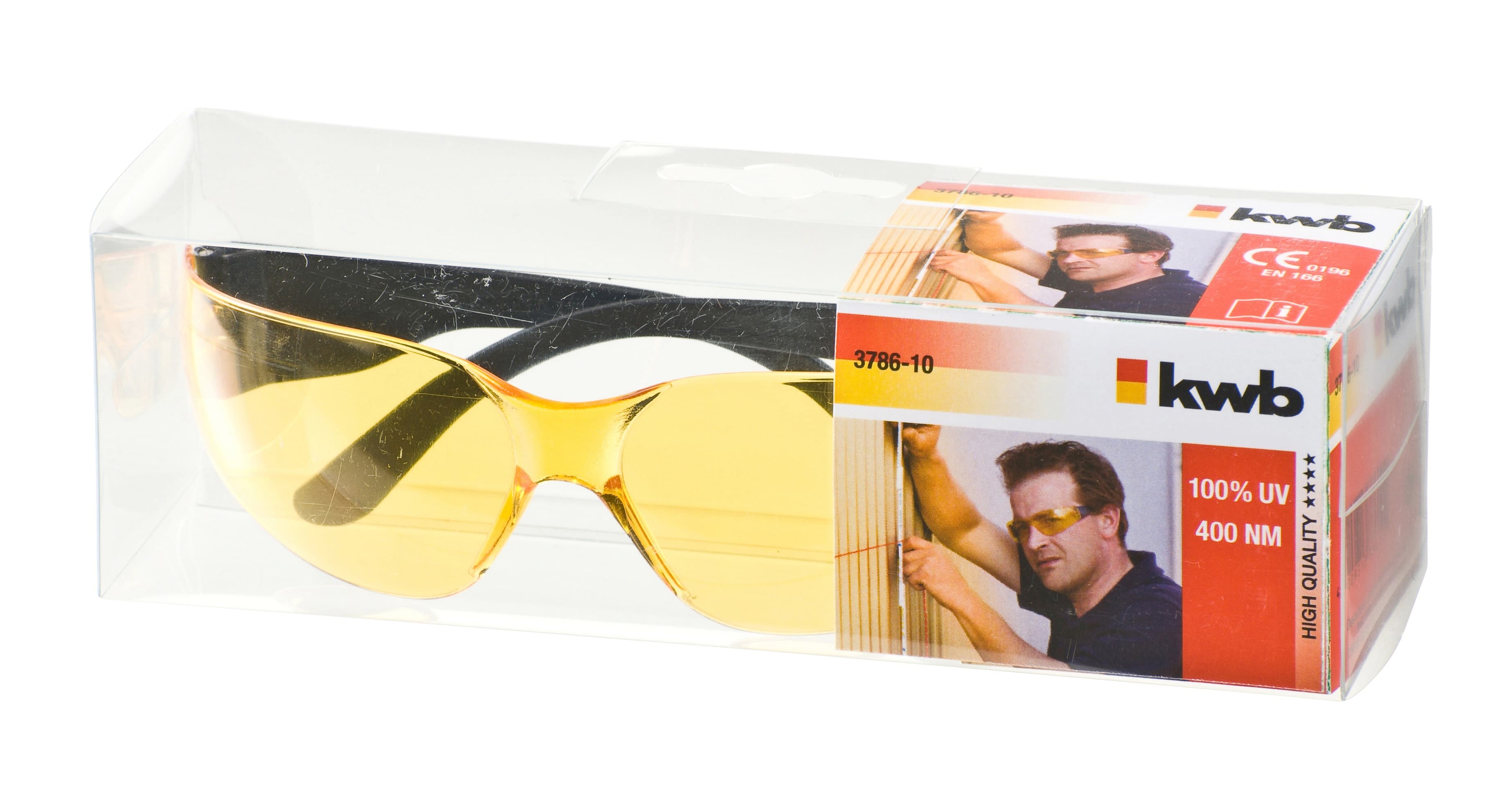KWB 49378610 zaštitne naočare, žute - slika 2