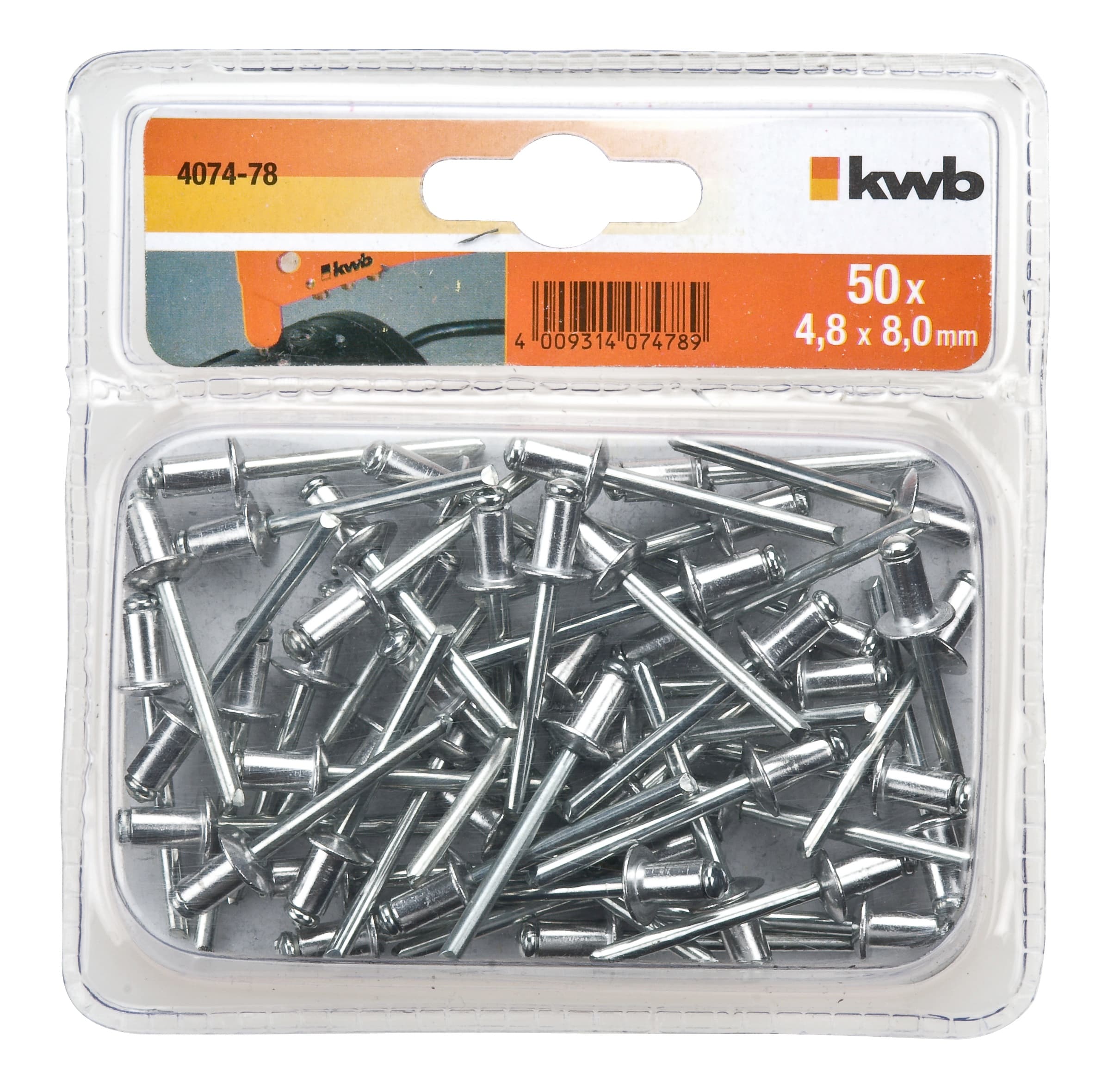 KWB 49407478 Pop nitne 4.8x8 | DIN 7337 - slika 2