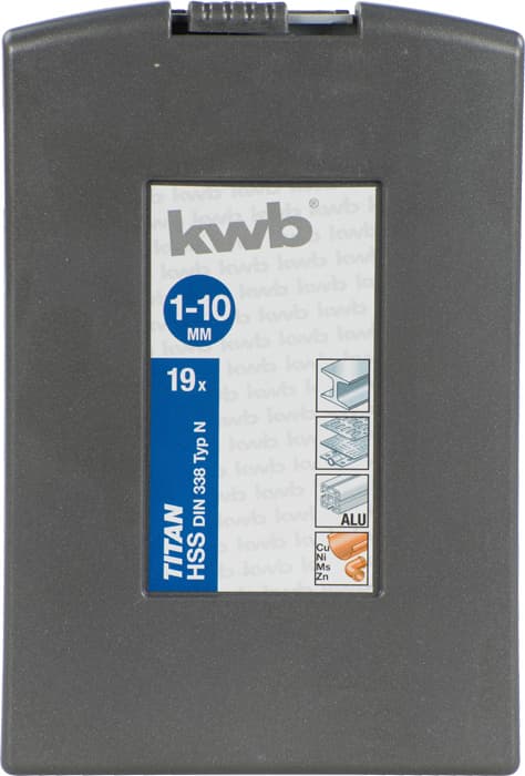 KWB 49421830 Titan HSS set burgija 19/1 | za metal, DIN 338 - slika 5