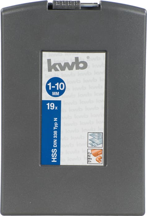 KWB 49421930 HSS-R Drill Box set burgija za metal, 10 delova - slika 5