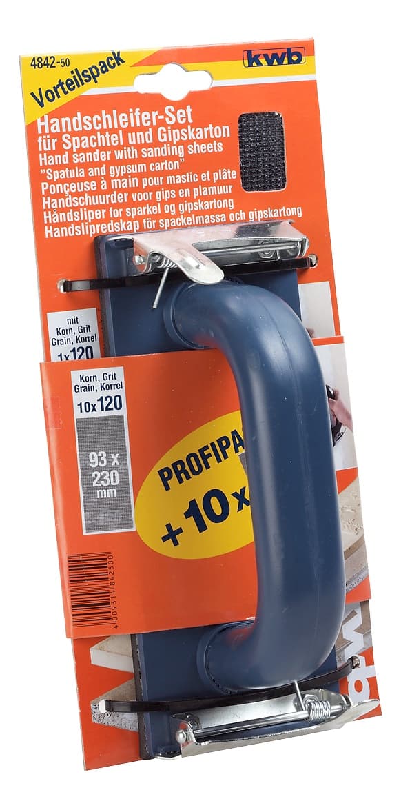 KWB 49484250 Nosač sa 12 mrežastih brusnih papira Set | 93x230 - slika 2