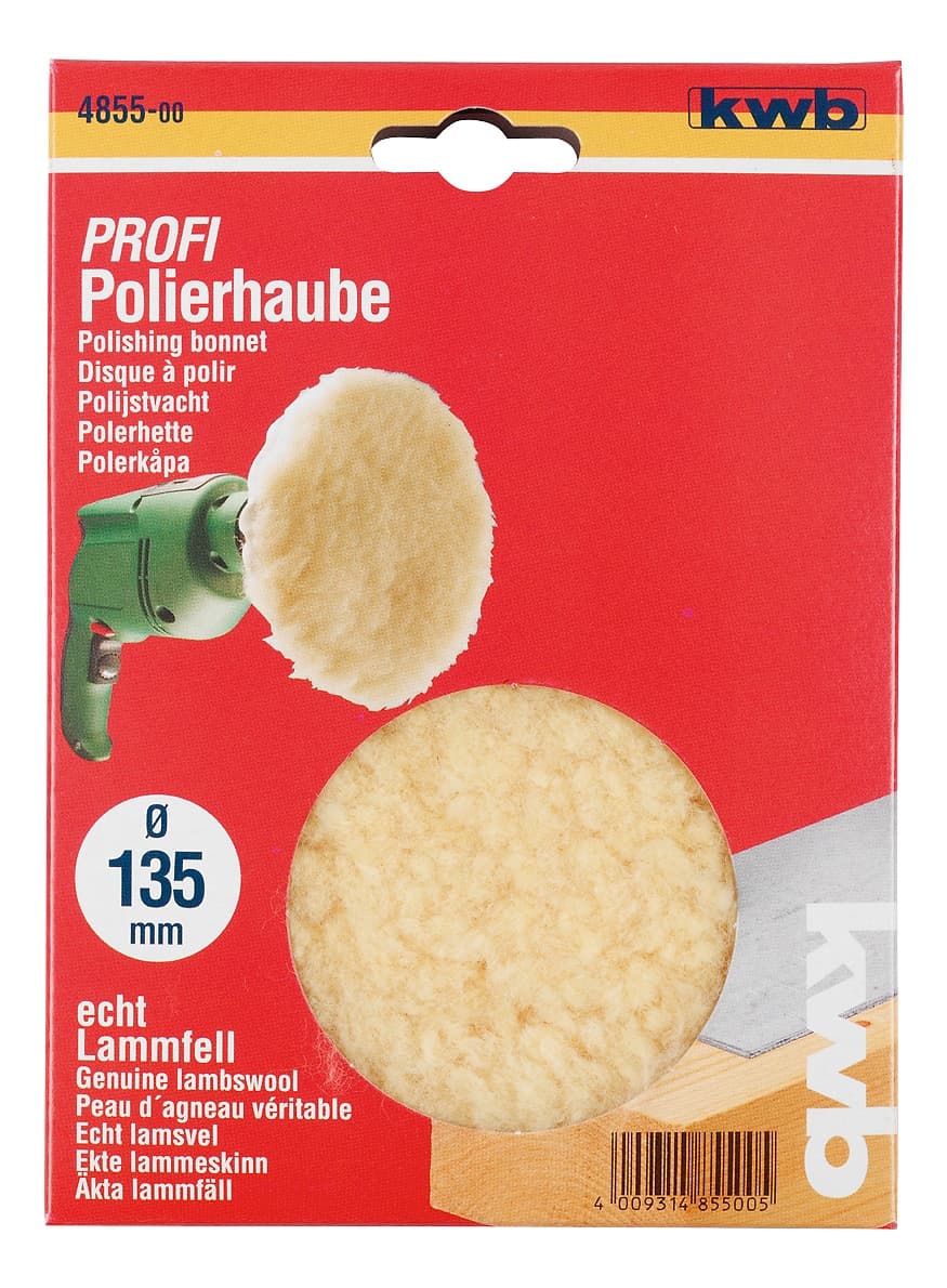 KWB 49485500 filc za poliranje od jagnjeće vune, 135 mm - slika 2