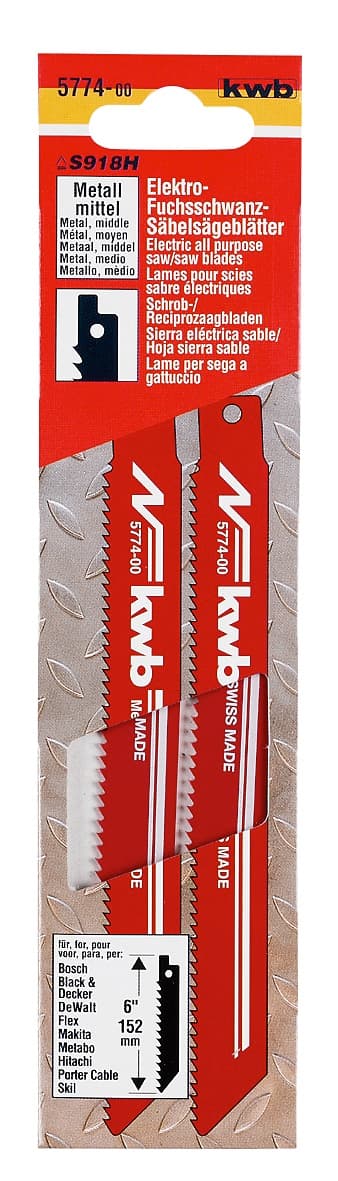 KWB 49577500 List za višenamensku testeru za metal, 153 mm, 2/1, BiMetal - slika 2