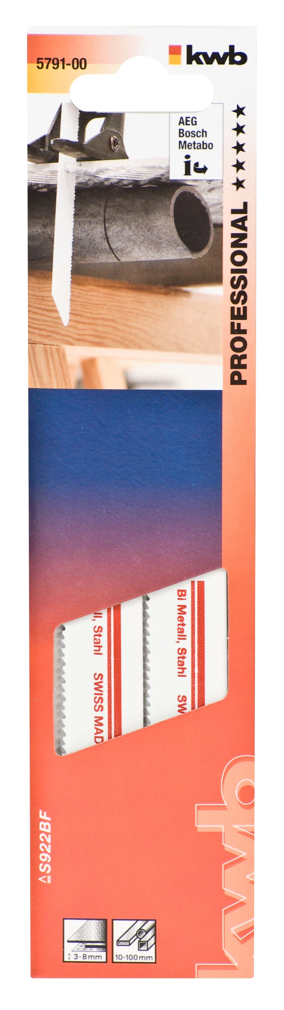 KWB 49579100 List za višenamensku testeru za metal, 153 mm, 2/1, BiMetal - slika 2