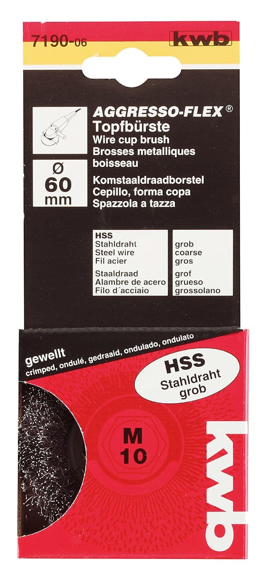 KWB 49719110 lončasta žičana četka za brusilicu 100 mm, M14 - slika 2