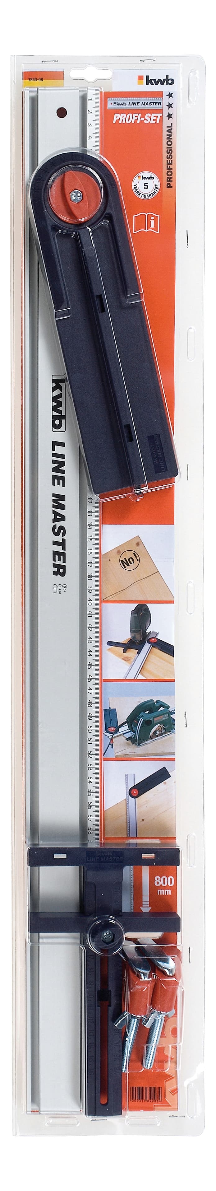 KWB 49784008 Linemaster lenjir sa vodilicom, set 5 delova - slika 2