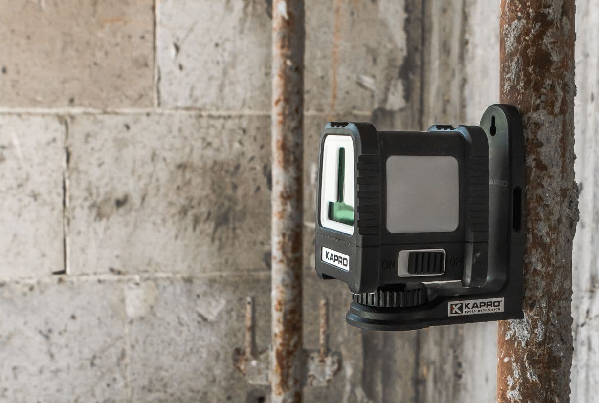 Vodootporni linijski laser sa zelenim zrakom, 2 linije 60m domet KAPRO 870G VHX ProLaser VIP - slika 6