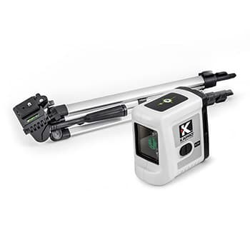 Linijski laser sa zelenim zrakom, 2 linije 20m domet KAPRO 862GS i stativ - slika 2