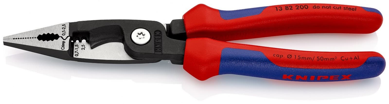 Knipex klešta za električne instalacije 200mm 13 82 200 - slika 7
