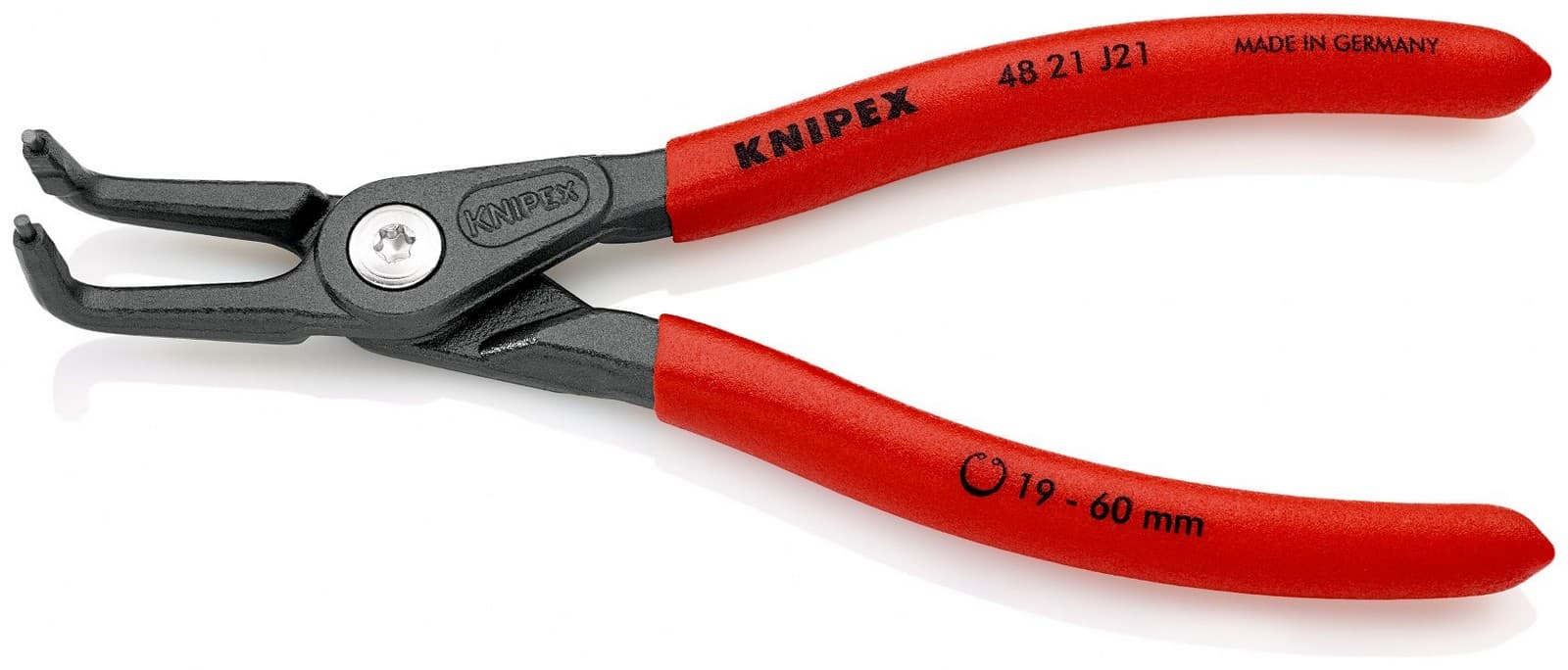 Knipex 48 21 J21 Precizna klešta za sigurnosne unutrašnje prstenove 165 mm - slika 2