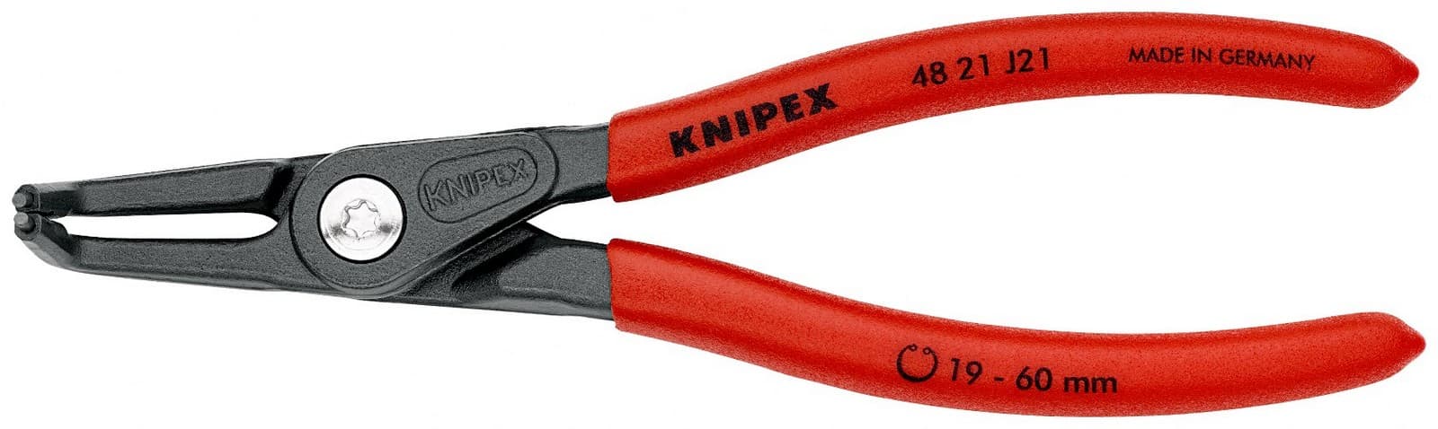 Knipex 48 21 J21 Precizna klešta za sigurnosne unutrašnje prstenove 165 mm - slika 3
