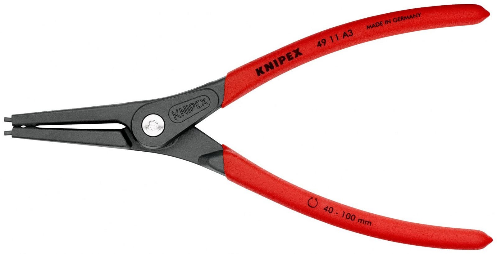 Knipex 49 11 A3 SB Precizna klešta za spoljašnje sigurnosne prstenove 225 mm - slika 4