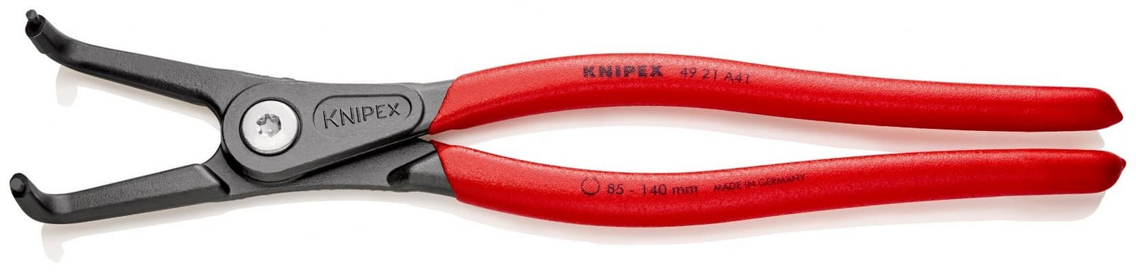 Knipex precizna klešta za spoljašnje sigurnosne prstenove kriva 305mm 49 21 A41 - slika 3