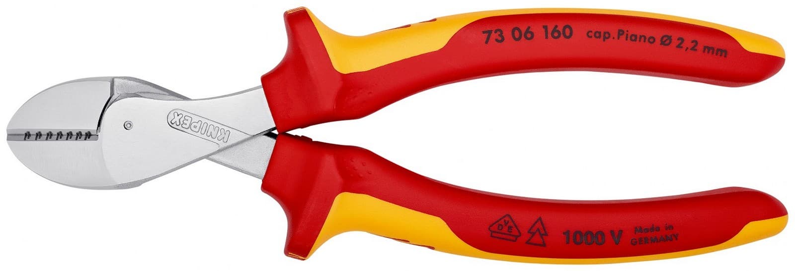 Knipex kompaktne kose sečice X-Cut® 1000V VDE 160mm 73 06 160 - slika 4