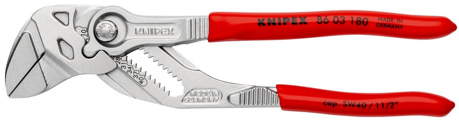 Knipex 86 03 180 ključ klešta hromirana 180 mm - slika 11
