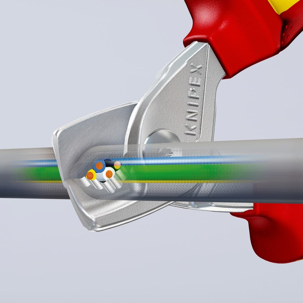 Knipex makaze za kablove StepCut 1000V VDE 160mm 95 16 160 - slika 10