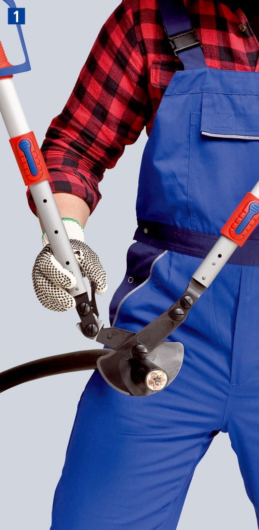 Knipex makaze za kablove sa teleskopskim ručkama 95 32 038 - slika 2