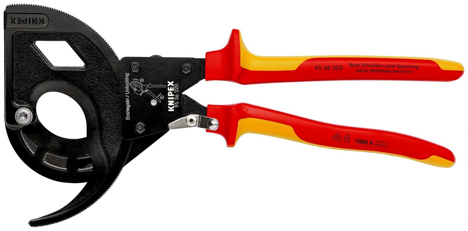 Knipex sekač kablova 1000V VDE 320mm 95 36 320 - slika 3