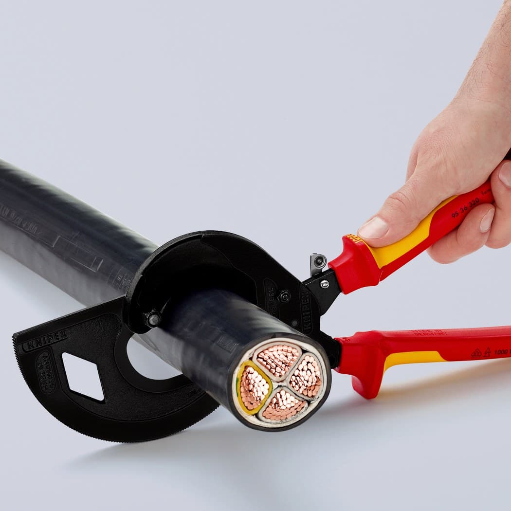 Knipex sekač kablova 1000V VDE 320mm 95 36 320 - slika 4
