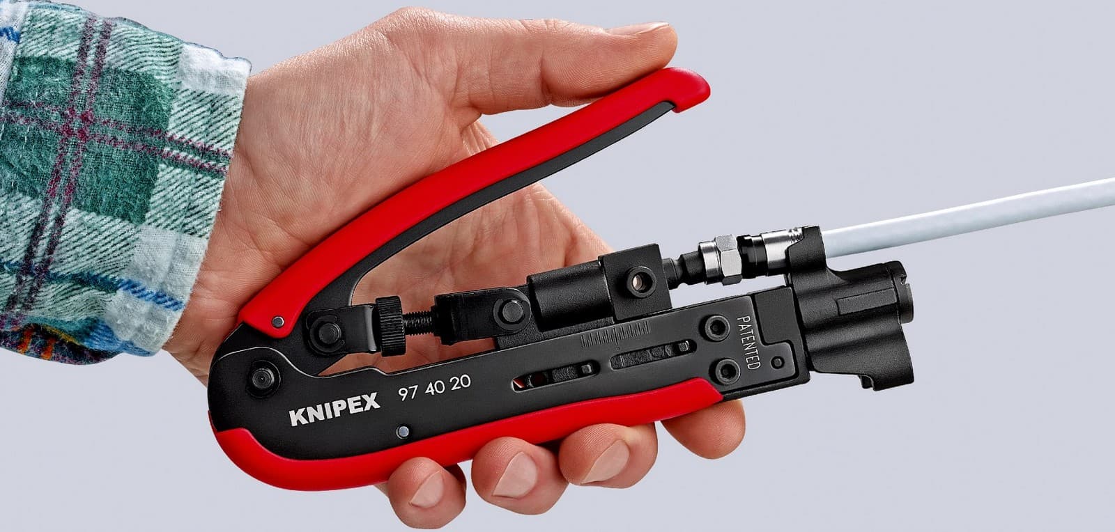 Knipex alat za krimpovanje Coax konektora 97 40 20 SB - slika 4