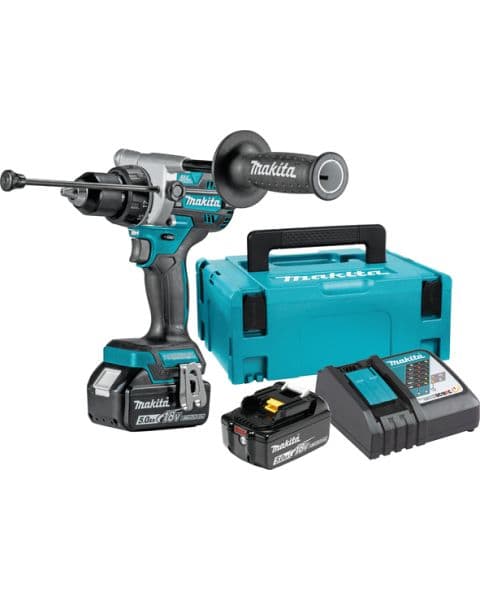 Makita Akumulatorska vibraciona bušilica - odvrtač DHP486RTJ 18V, 2x5,0 Ah - slika 2