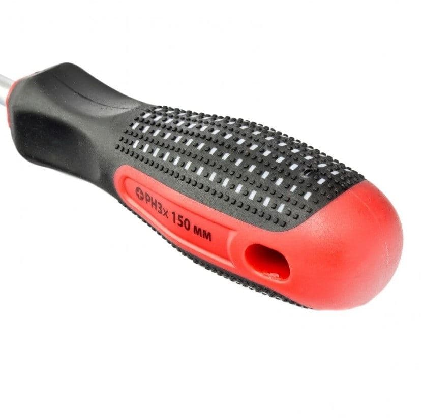 Odvijač PH 3 x 150mm, od CrV čelika, sa anti-slip drškom MTX 114459 - slika 2