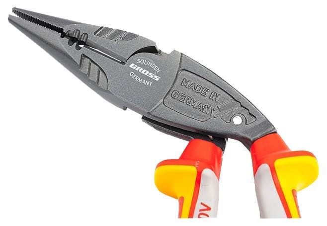 Kombinovana izolovana klešta sa zakrivljenom glavom 200mm , izolovana na 1000V Gross 17181 - slika 2