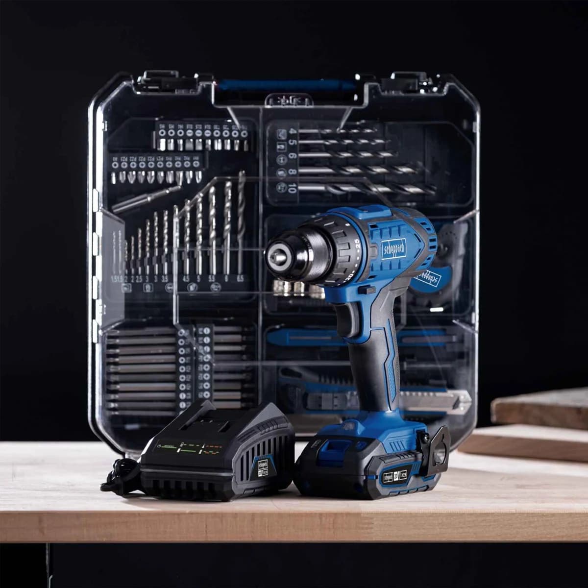 Scheppach aku bušilica odvijač sa 74 komada pribora IXES C-DTB74/1-X –Set - slika 7