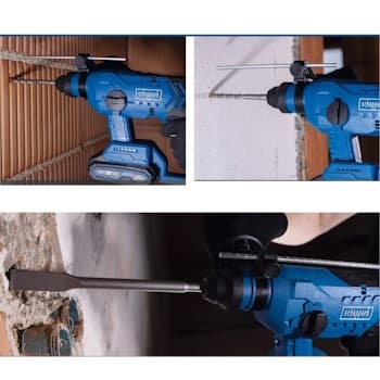 Scheppach Aku udarna čekić bušilica SDS PLUS Brushless IXES BC-RHD230-X – Solo PROLEĆNA AKCIJA POKLON BATERIJA 2Ah+ PUNJAČ - slika 2