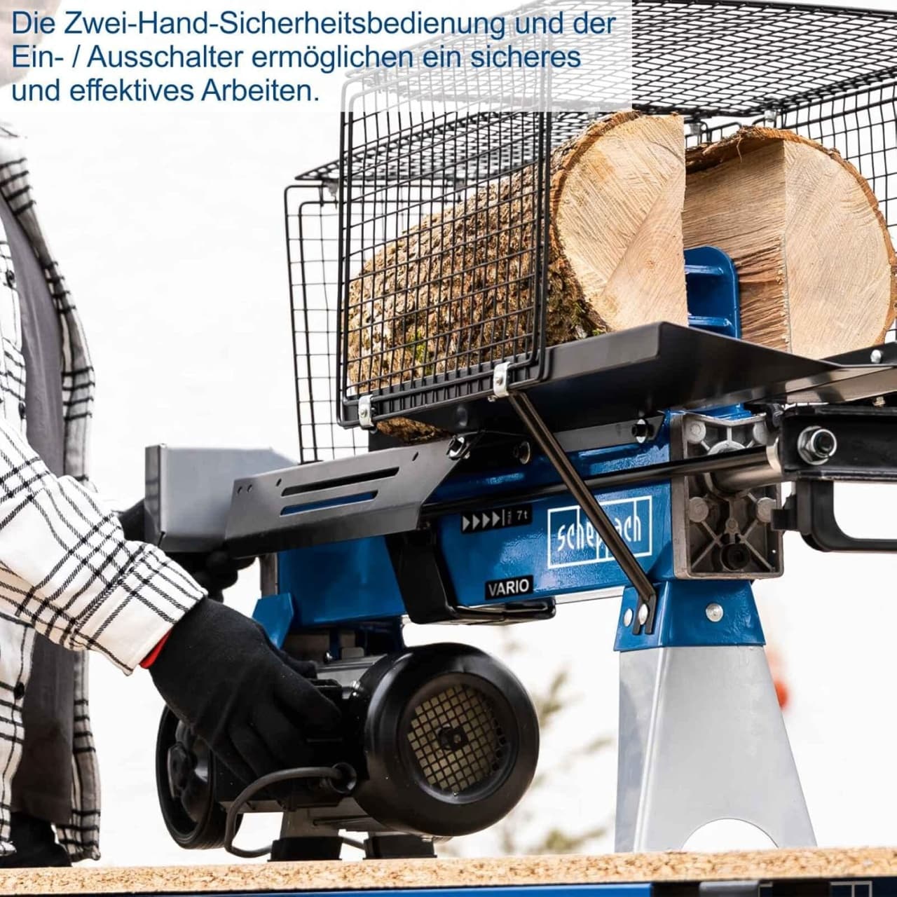 Scheppach horizontalni cepač za drva HL760L – 7T - slika 2