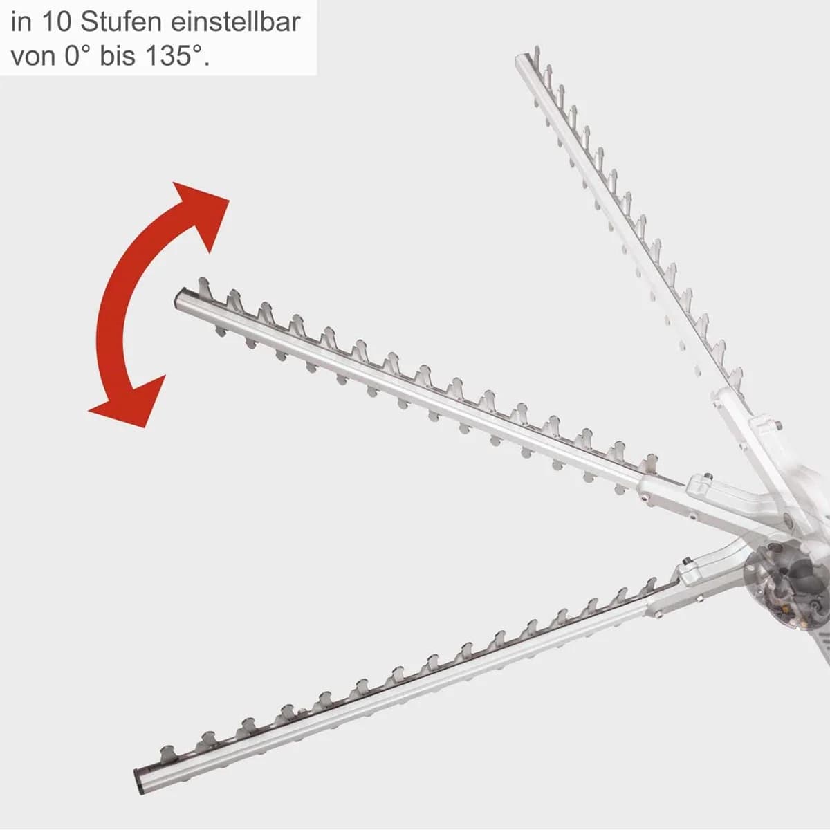 Scheppach teleskopski elektricni trimer za živu ogradu ETHT1000 - slika 2