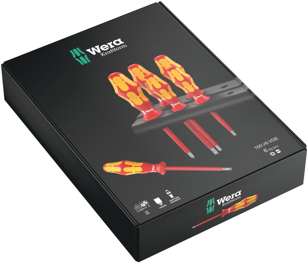 Wera Set odvijača Kraftform Plus serije 100 + stalak, 6 komada, 05006145001 - slika 10