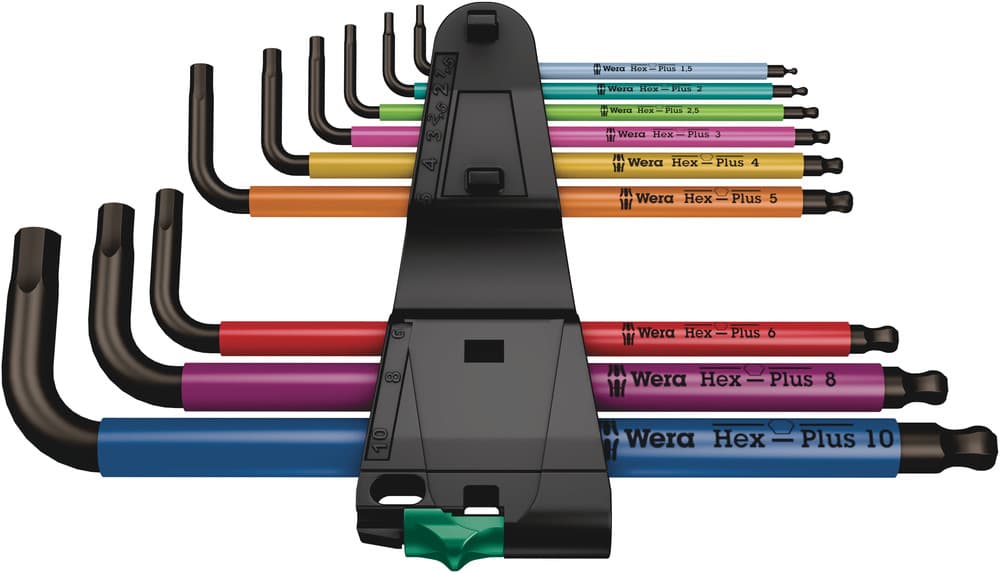 Wera 950/9 Hex-Plus Multicolour 1 set imbus ključeva, metrički, BlackLaser, 9 komada, 05022089001 - slika 8