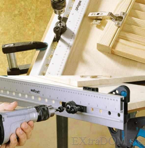 Wolfcraft 4650000 Šablon za bušenje - slika 4